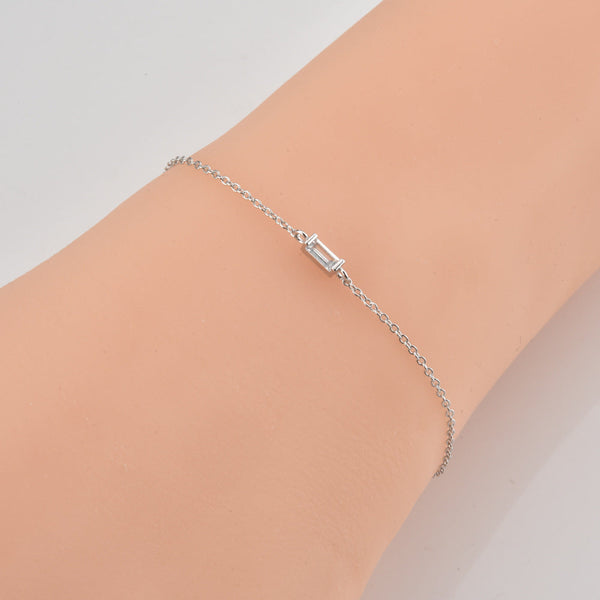 Veile Studios Silver Multi Buckle Zircon Bracelet Women Ladies Jewelry Bracelets