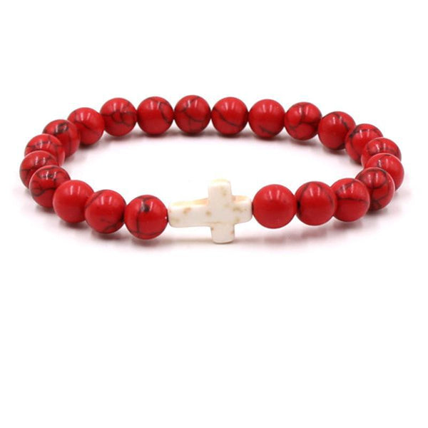 Fashion Bead Jewelry Cross Bracelet Bracelets