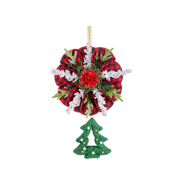Christmas Wreath Door And Window Decorations Seasonal Decorations