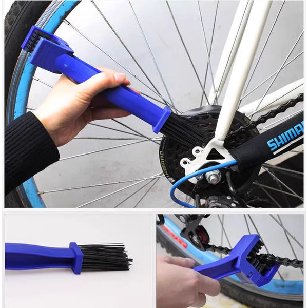 Cleaning Brush Ideal For Motorcycle & Bicycle Chain And Electric Car Flywheel Maintenance Practical Bike Accessory. Bike Tools
