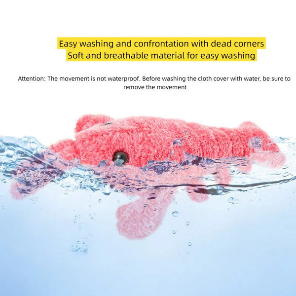 Pet Toy Gravity Jumping Shrimp Electric Simulation Lobster Usb Charging Teasing Dog Cat Self Fun Soothing Tool Dog Toys