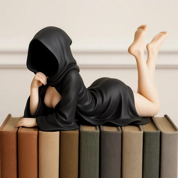 Halloween Female Sitting Statue For Desktop/Bedroom/Living Room Home Decor Ornaments & Statues