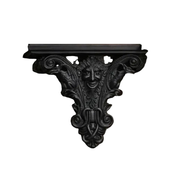 3D Printed Gothic Wall Shelf Brackets Add Touch Of Classic Elegance Your Interior. Black Braces & Brackets