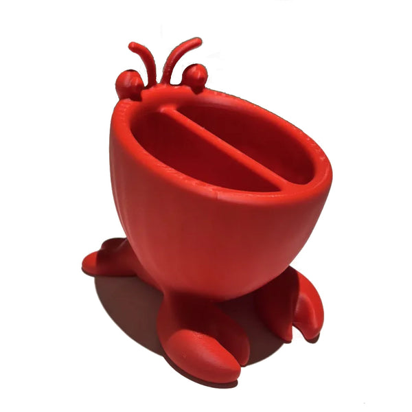 3D Printed Crab Shaped Toiletries Storage Box Red. Toilet Paper Holders & Storage