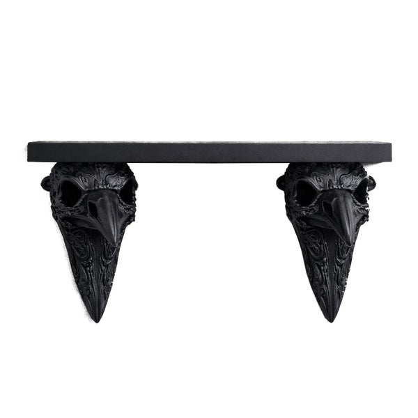 3D Printed Crow Skull Wall Mount Adds Touch Of Mystery Your Home. (Black) Kids Wall Stickers