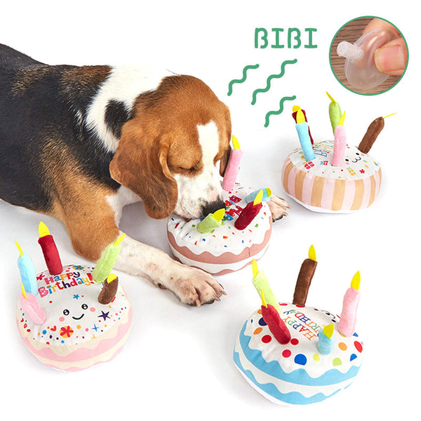 Dog Simulation Cake Toy Pet Snack Candy Bite Dog Toys