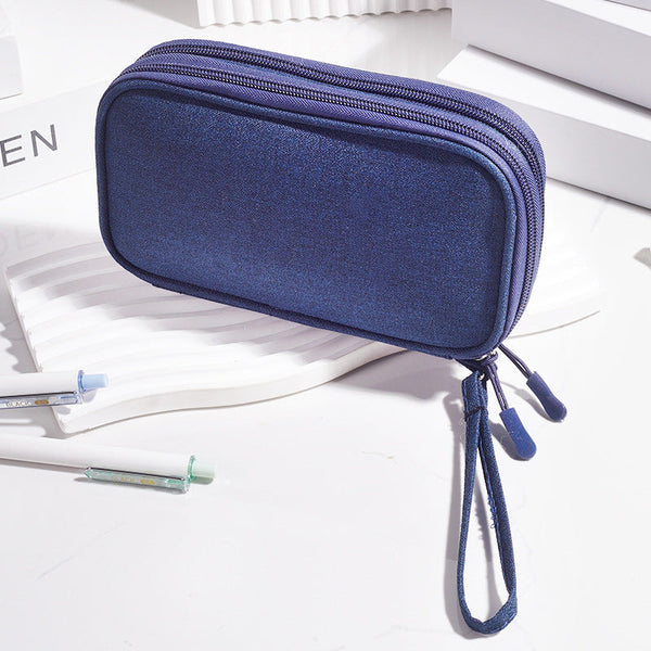 Multi Functional Digital Accessories Organiser Multiple Layer Data Cable Pouch Headphone Bag Power Bank Pocket Headphone Accessories