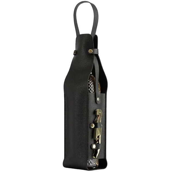 Wine Tote Bag With Leather And Champagne Storage Portable Carry For Picnics Food Storage Bags
