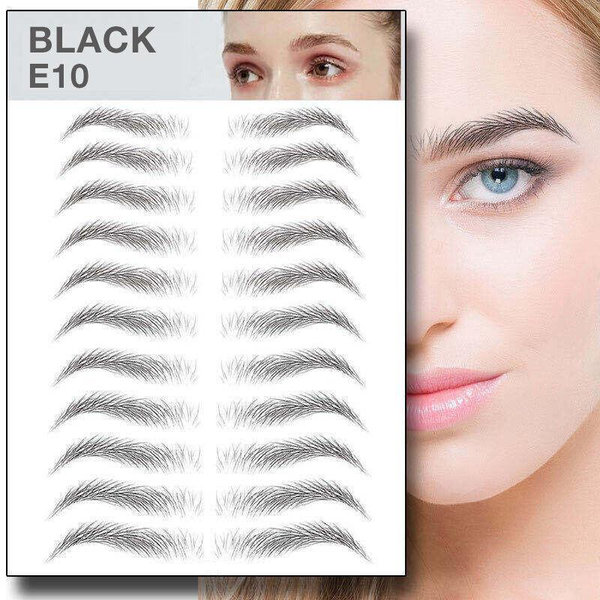 3D Waterproof Eyebrow Tattoo Sticker Hair Like Natural Brows For Sparse Eyebrows E10 Eyebrow Liner & Definition