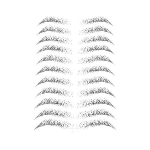 3D Waterproof Eyebrow Tattoo Sticker Hair Like Natural Brows For Sparse Eyebrows E10 Eyebrow Liner & Definition