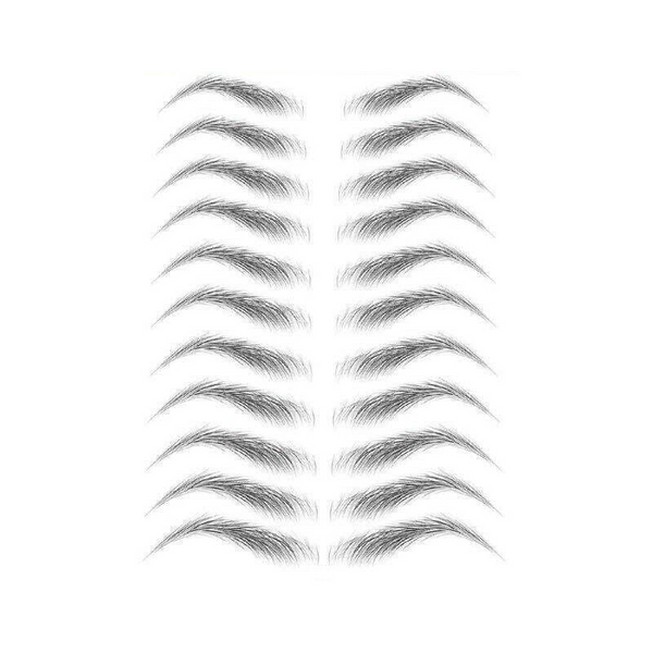 3D Waterproof Eyebrow Tattoo Sticker Hair Like Natural Brows For Sparse Eyebrows E10 Eyebrow Liner & Definition