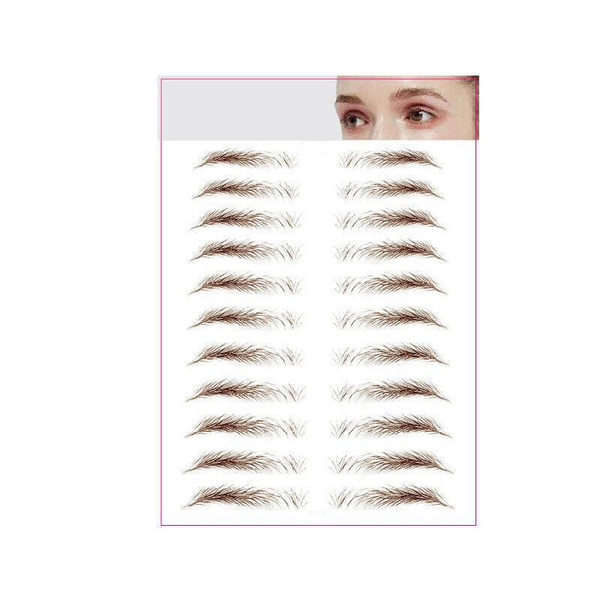 3D Waterproof Eyebrow Tattoo Sticker Hair Like Natural Brows For Sparse Eyebrows Jy09 Eyebrow Liner & Definition