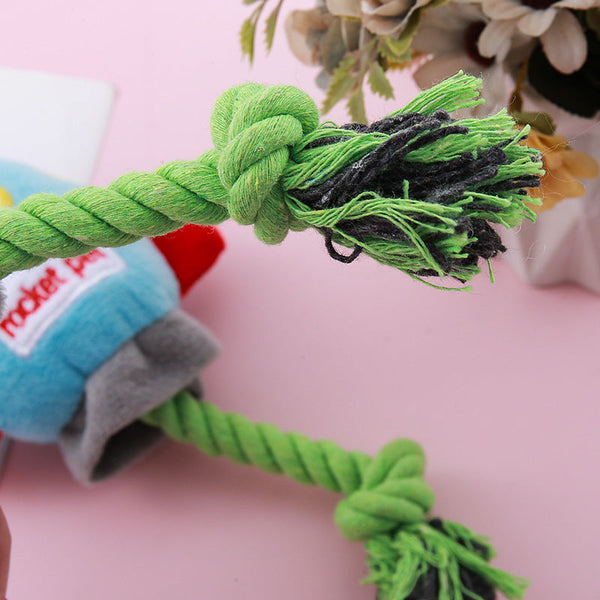 Pet Cotton Rope Toy Dog Resistant Biting And Grinding Teeth Dog Toys