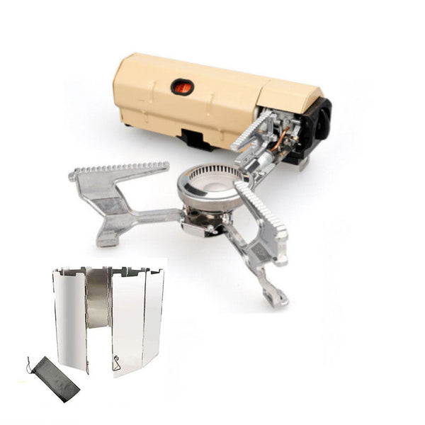 Folding Card Stove Outdoor Camping Picnic Gas Portable Hotpot Tea Cooker Camping Stoves