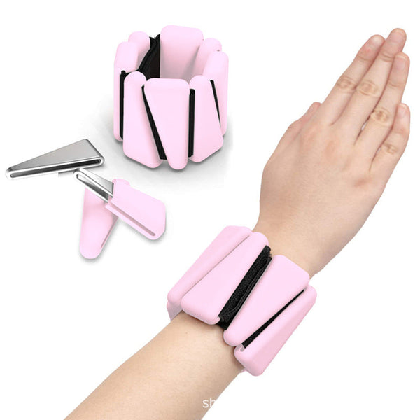 Ankle Weights Wrist 0.5Lb Each Adjustable Weighted Straps For Running Walking Fitness Yoga Workout Wrist & Ankle Weights