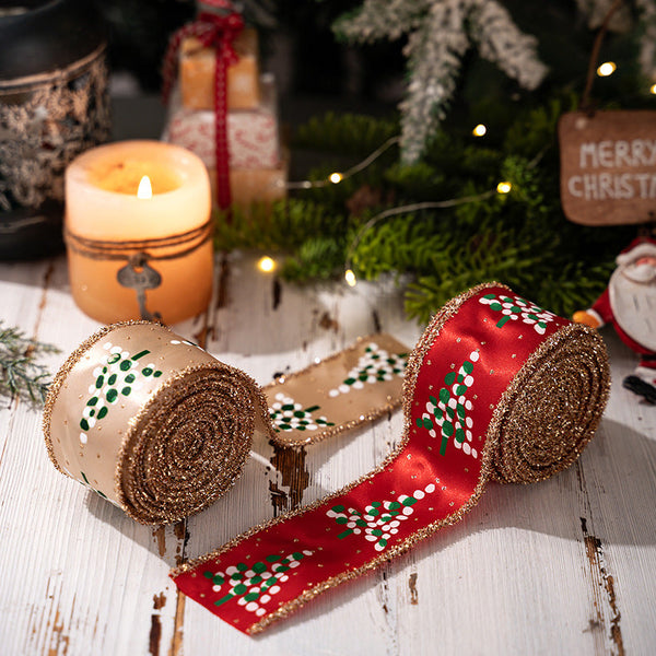 Christmas Ribbons Tree Wreaths Decorative And Decorations Seasonal Decorations