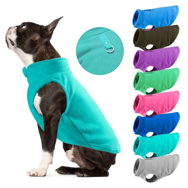 Dog Clothing Thickened Solid Color Fleece Pet Supplies Dog Clothing & Shoes