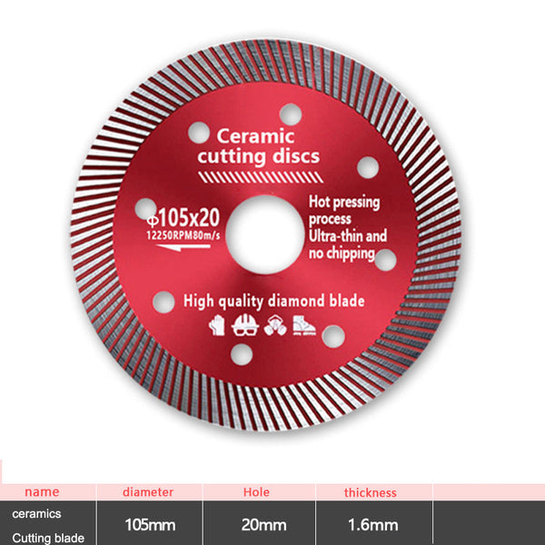 Glass King Specialized Cutting Blades Wine Bottles Jade Tiles Polished Diamond Slices Ultra Thin Ceramic Saw Blades Diamond Blades