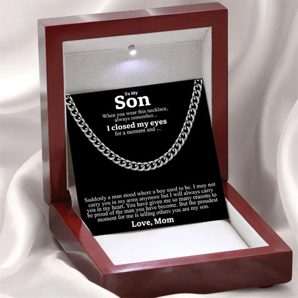 Stainless Steel Necklace Men Titanium Cuban Chain Polished Round Hip Hop Fashion Jewelry Chains Necklaces
