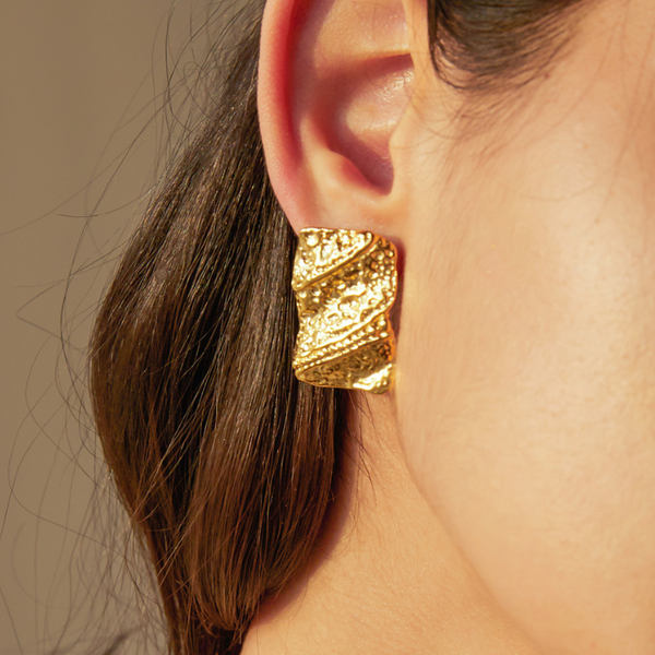 Veile Studios Fashionable High End Niche Design Stainless Steel For Women Earrings