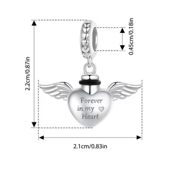 Veile Studios Bamoer Custom 2024 Jewelry Sterling Silver Pet Memorial Charm Pendant Heart Necklaces & Pendants