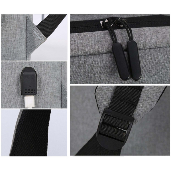 Usb Charging Mens Multifunctional Waterproof Bag Large Capacity Business Backpacks