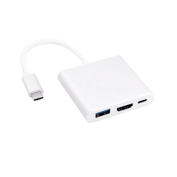 3 In 1 Usb 3.1 Type C To 3.0 Converter Adapter 4K Hub For Macbook Air Usb Cables Hubs & Adapters