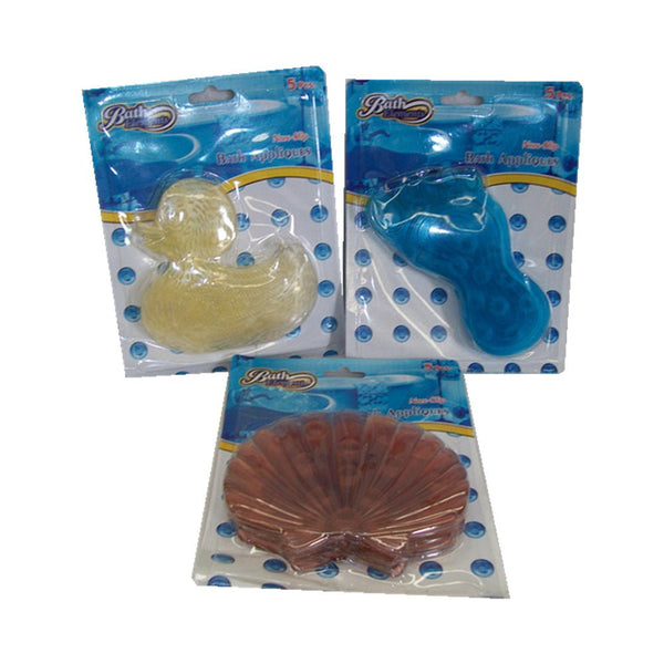 3 Pcs Of Bath Applique 5 On Card Shell Other Bathroom Accessories