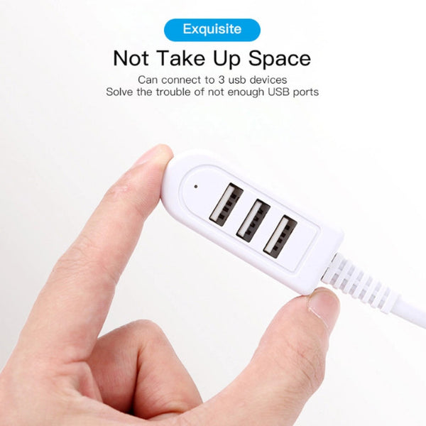 3 Port Usb 2.0 Hub Cable Data Transfer Device Charging Adapter 1.2M Usb Cables Hubs & Adapters