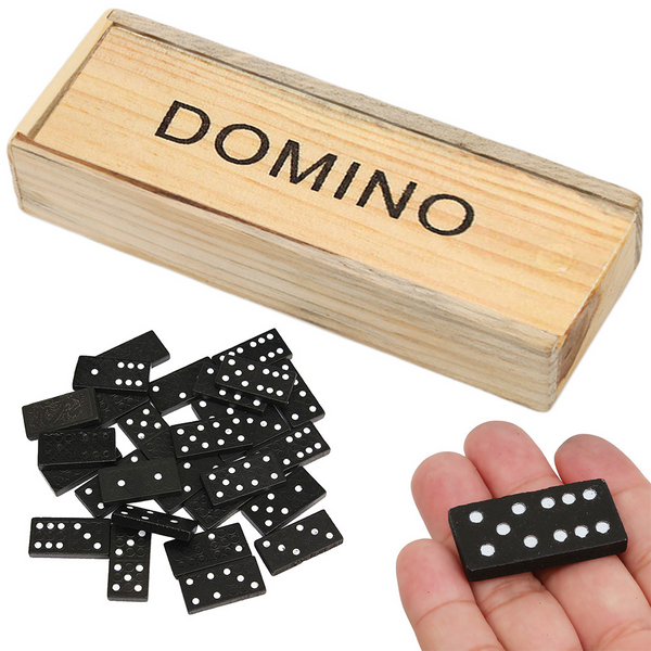 3 Sets Of Dominos Wooden Toys