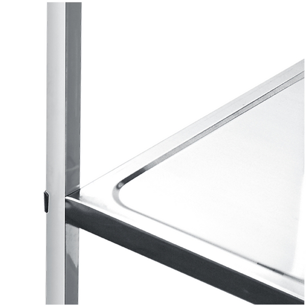 Randy & Travis Machinery 3 Tiers Food Trolley Cart Stainless Steel Utility Kitchen Dining Service Kitchen Carts