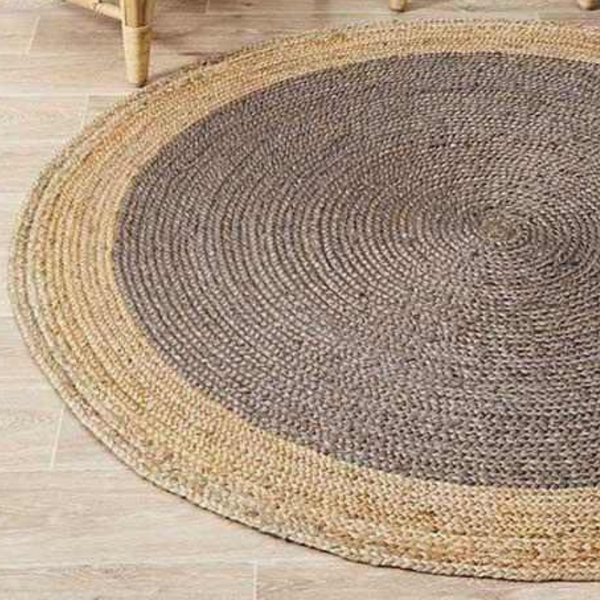 Rug Culture Atrium Polo Charcoal Round By Rugs