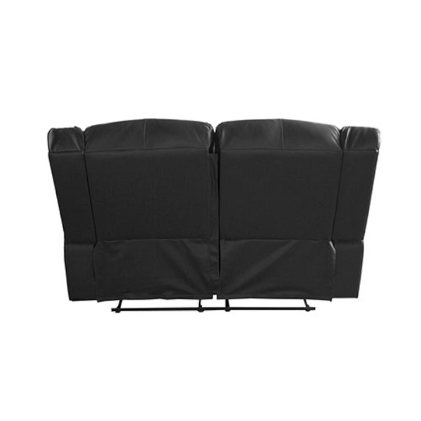 3+2 Seater Recliner Sofa In Faux Leather Lounge Couch Black Sofas Armchairs & Couches
