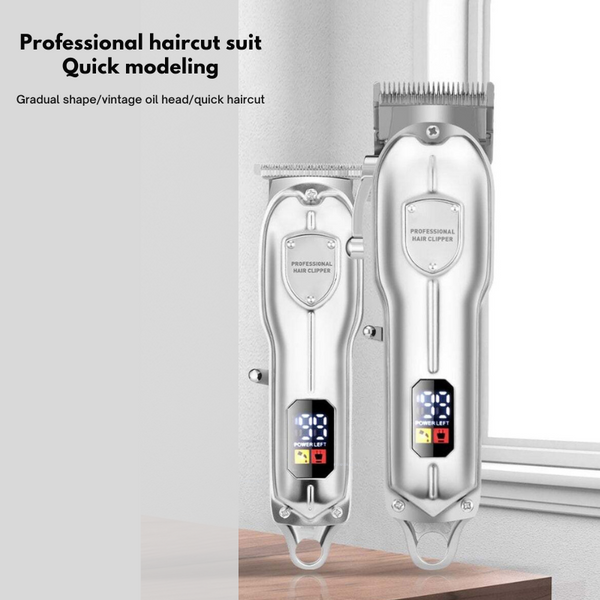 New Cordless Professional Rechargeable Hair Clipper Shaver Grooming Kit Trimmer Clippers & Trimmers