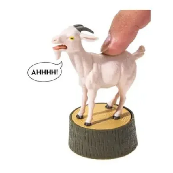 Screaming Goat Figurine Fun Statue With Sound Figurines