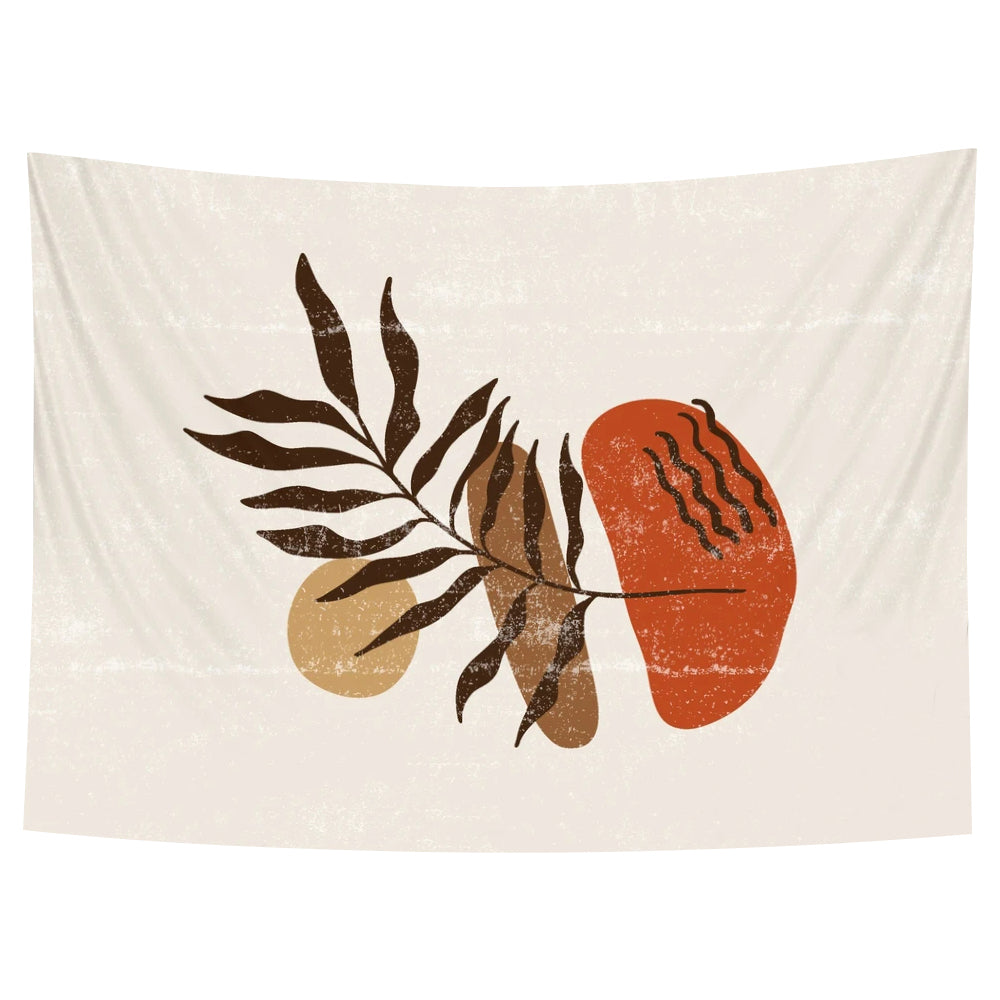 Tapestry Abstract Leaf 230X150cm Psychedelic Scene Art Bohemian Decorative Sheet Tapestries