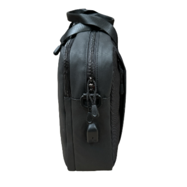 Futura 15" Laptop Computer Bag Travel Work Messenger W/Usb Port Black Laptop Cases & Bags