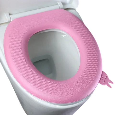 Pink Washable Toilet Seat Cover O Shape Cushion For Bathroom Accessories Bath Mats Rugs & Toilet Covers