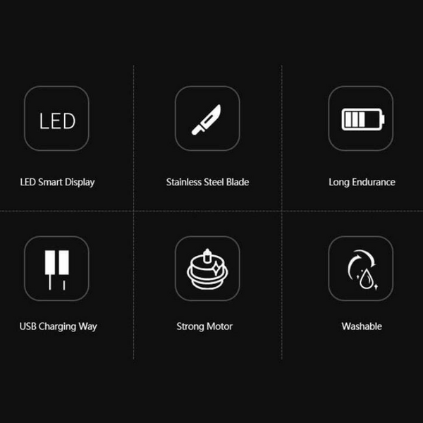 Clippers & Trimmers Professional Hair Clipper Men Cordless Rechargeable Trimmer Barber Grooming Kit