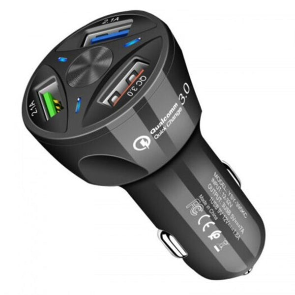 3A Quick Charge 4.0 3.0 Usb Black Chargers & Cradles