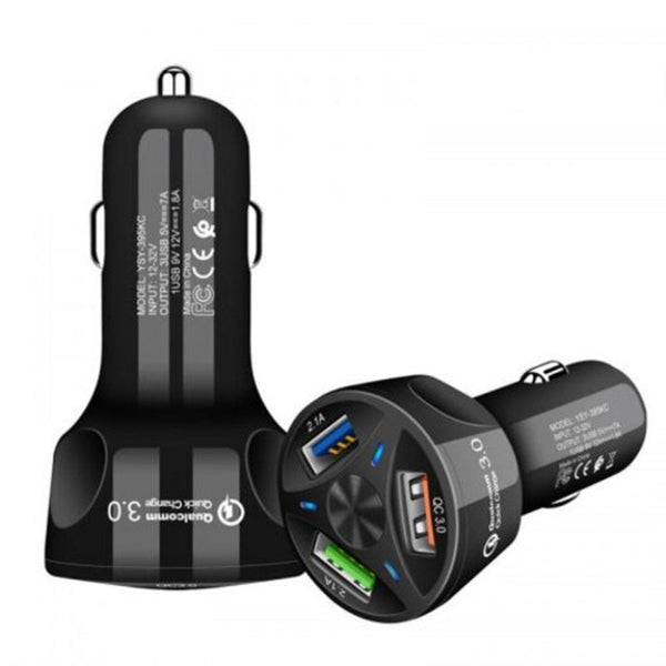 3A Quick Charge 4.0 3.0 Usb Black Chargers & Cradles