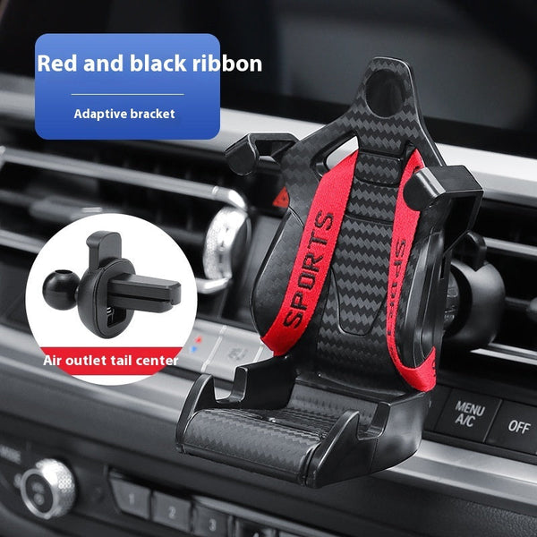 Racing Seat Shape Car Phone Holder Auto Air Vent Mobile Clip Mounts & Holders