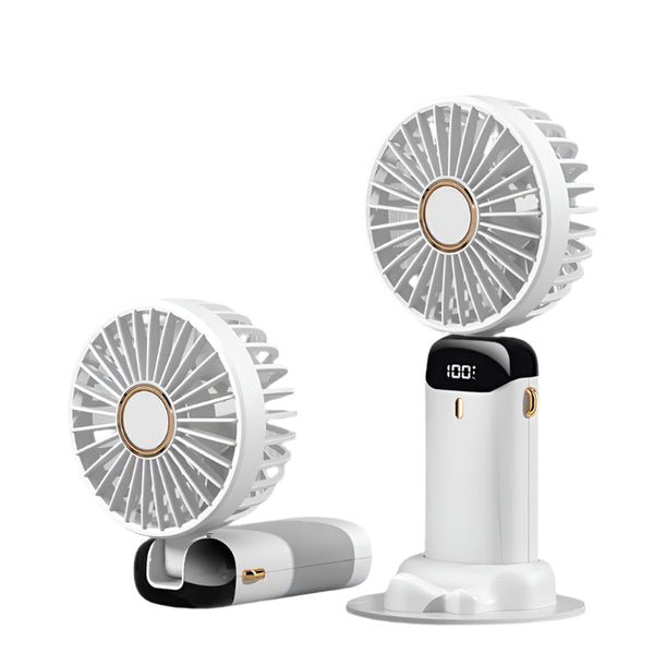Usb Rechargeable Mini Portable Handheld Electric Fan Neck Hanging Outdoor Portable Fans