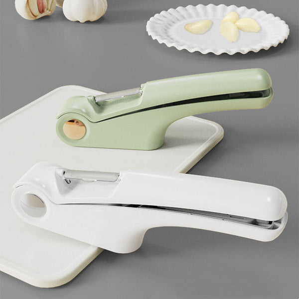 Manual Garlic Press Kitchen Gadget Multi Function Household Tool White Green Orange Garlic Presses