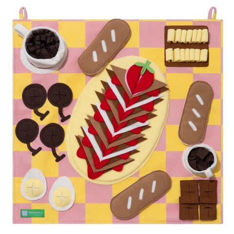 Pad Food Leakage Storage Toy For Dogs And Cats Interactive Snuffle Mat Dog Snuffle Mats