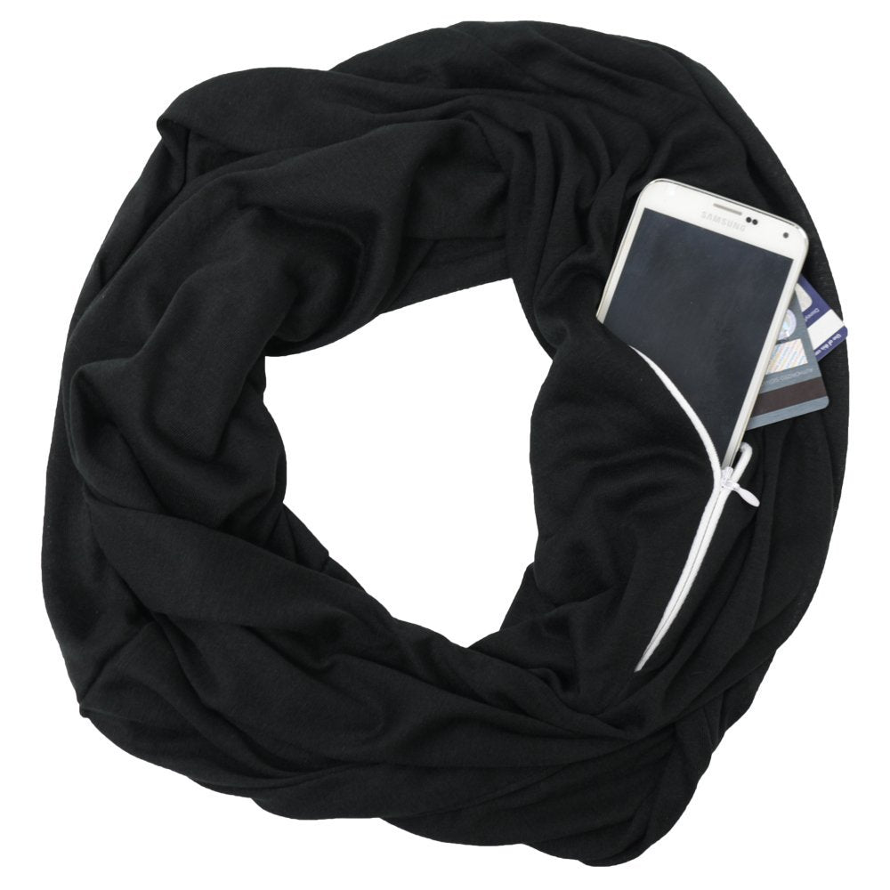 Solid Colour Pocket Scarf Women's Accessories Scarves & Wraps