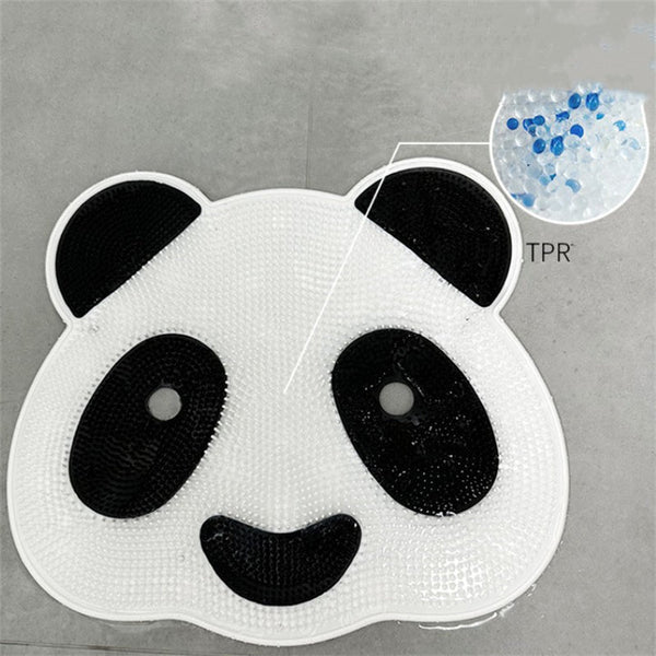 Panda Shaped Silicone Pad Anti-Skid Bathing Non-Slip Massage Bathroom Mat