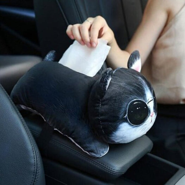 3D Cartoon Tissue Box Black Tissue Box Covers