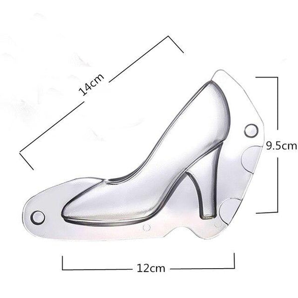 3D Chocolate Mini High Heel Shoes Mould Cake Decorating Tools Mold Muffin Pans & Baking Moulds