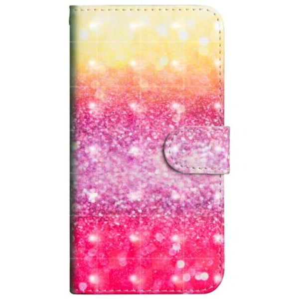 3D Color Painting For Samsung Galaxy J8 2018 Case Flip Wallet Cover Multi